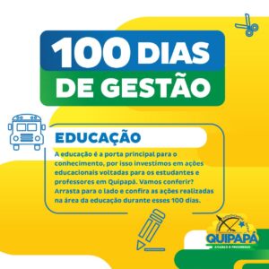 100 dias de Gestão – Educação