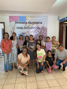 Hoje a Rede Municipal de Educação, iniciou a Semana da Pessoa com Deficiência.