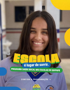 Com o programa Saúde Bucal nas Escolas, os alunos e as alunas de Quipapá recebem orientações de como cuidar melhor da saúde da sua boca.